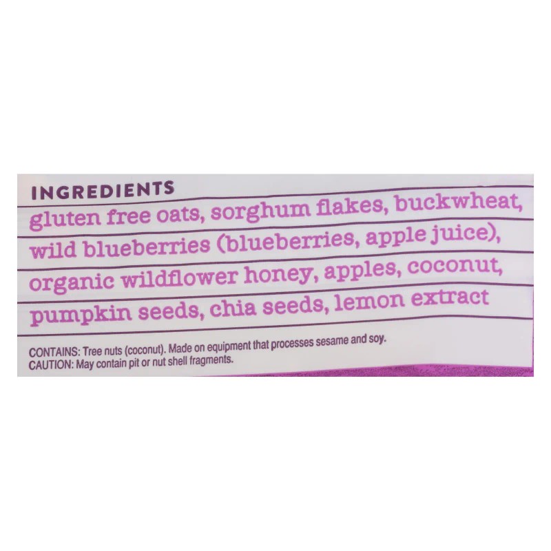 UD_Seven Sundays Breakfast Cereal Blueberry Chia Buckwheat Muesli Case of