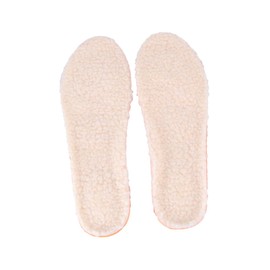 Healvian Warm Winter Insoles Lambs Wool Shoe Pads for Men Women Foot Care Sports Insoles Size 37-39