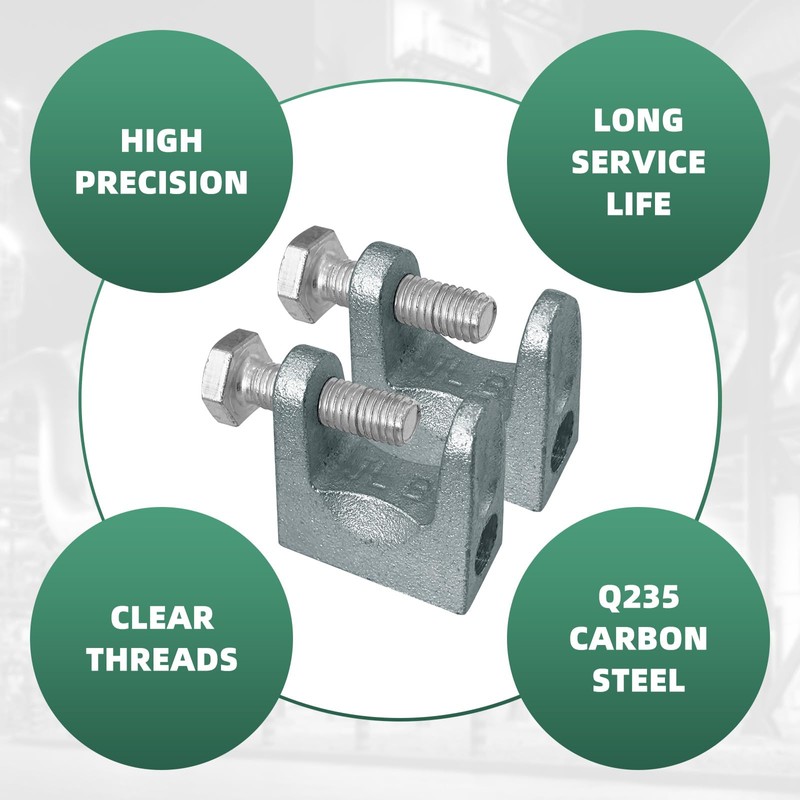 8Pcs Beam Clamp, 1" Jaw Opening Adjustable C Beam Clamps,