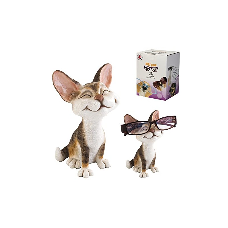 Opti Paws 8052 Happy Cat Glasses Holder, Height 14cm