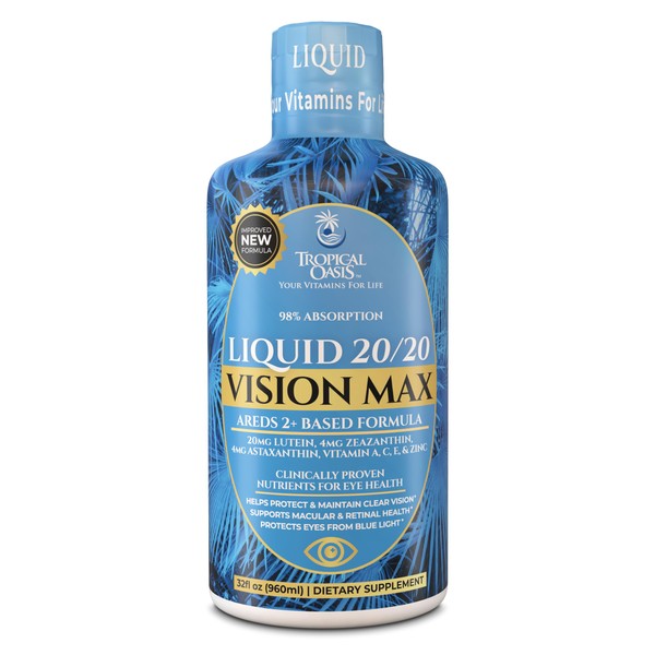 Liquid 20/20 Vision - Eye Vitamin Formula w/20mg Lutein, 4mg