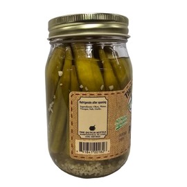 Amish Homemade Style Pickled Okra With Fabric Toppers 2/16 Oz. Jars