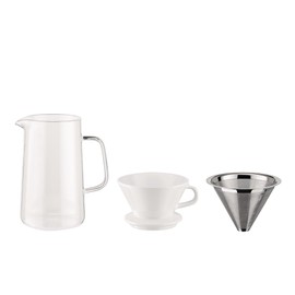 Alessi Slow Coffee Carafe with Filter