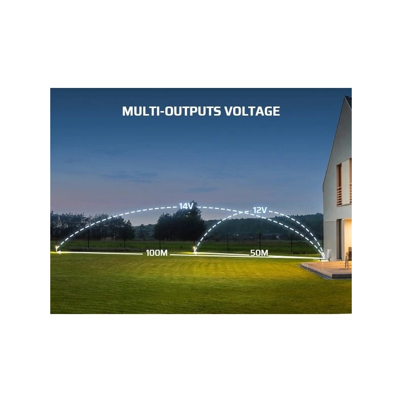 DEWENWILS 300W Low Voltage Transformer Dusk to Dawn Sensor &