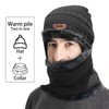 May Huang Winter hat, beanie hat and tube scarf, with