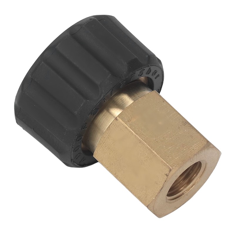 Pressure Washer Adapter Brass Rubber Anti Corrosion G1/4in to M22
