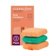 CleanLogic 클린로직 목욕 및 바디 각질 제거 스크러버 부드럽고 부드러운