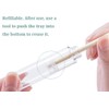 12 Pcs 5ml Mini Clear Airless Pump Bottles Portable Travel