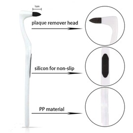 Gum Eraser, Teeth Polishing, Gum Remover, Teeth Cleaning, Whitening, Oral Hygiene, Care Tool for Teeth, White, 1 Piece