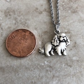 Custom Cavalier King Charles Dog Necklace - Dog Breed Jewelry - Gift for Dog Lover