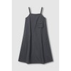 JAJU [JAJU] Women's Crisp Seersucker Bustier Dress_Charcoal