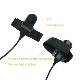 TDYU Full Face Motorcycle Bike Helmet Earpiece Headset with Mic Ptt Compatible for Motorola Talkabout MH230R MR350R T200 T200TP T260 T260TP T460 T600 MT350R Two Way Radio