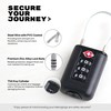 UP Security TSA Locks for Luggage, Small Padlock Combination, Luggage