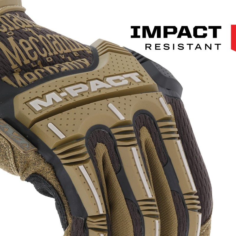 Mechanix Wear: M-Pact Work Gloves with Secure Fit, Work Gloves
