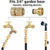 Uni-Fine Garden Hose Quick Connector Brass Quick Hose End Connector