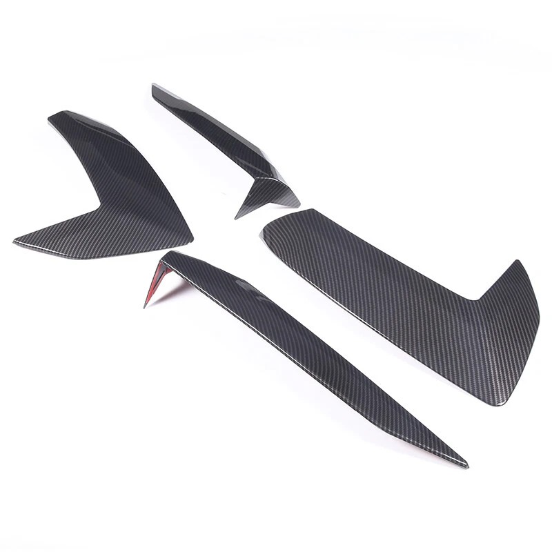 MODY 4PCS ABS Carbon Fiber Door Handle Trim Cover For