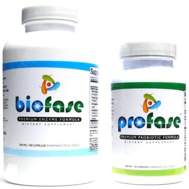 Biofase-Enzyme & Profase-Probiotic Kit - Biofilm Defense, Supports Healthy Digestion & Your Flora Balance - Large Kit