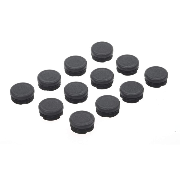 12Pcs Round Plastic Plug, 3/4 Inch End Caps for Tubing