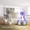 PHMOOJ Rotating Display Stand Light Base Colorful Cup Display Turner