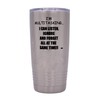 Funny Sarcastic Office Work 20 Oz. Travel Tumbler Mug Cup