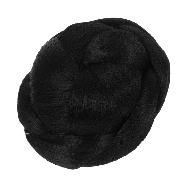 Gatuida Braid Hair Chignon Bun Clip 1 Piece Short Hair