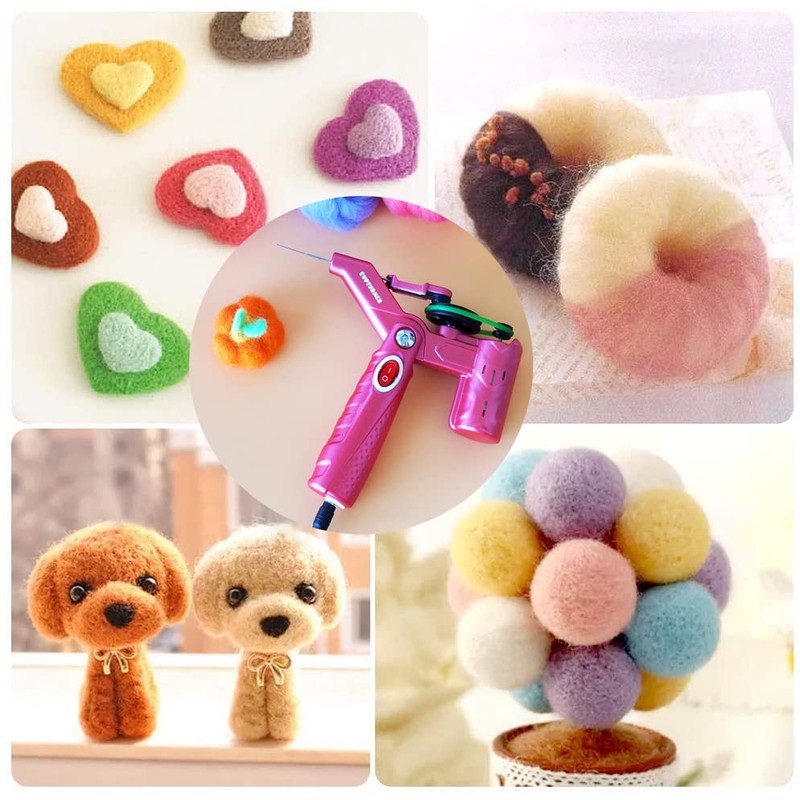 Needle Felting Machine for Quick Felting, Electric Felting Needle Machine,
