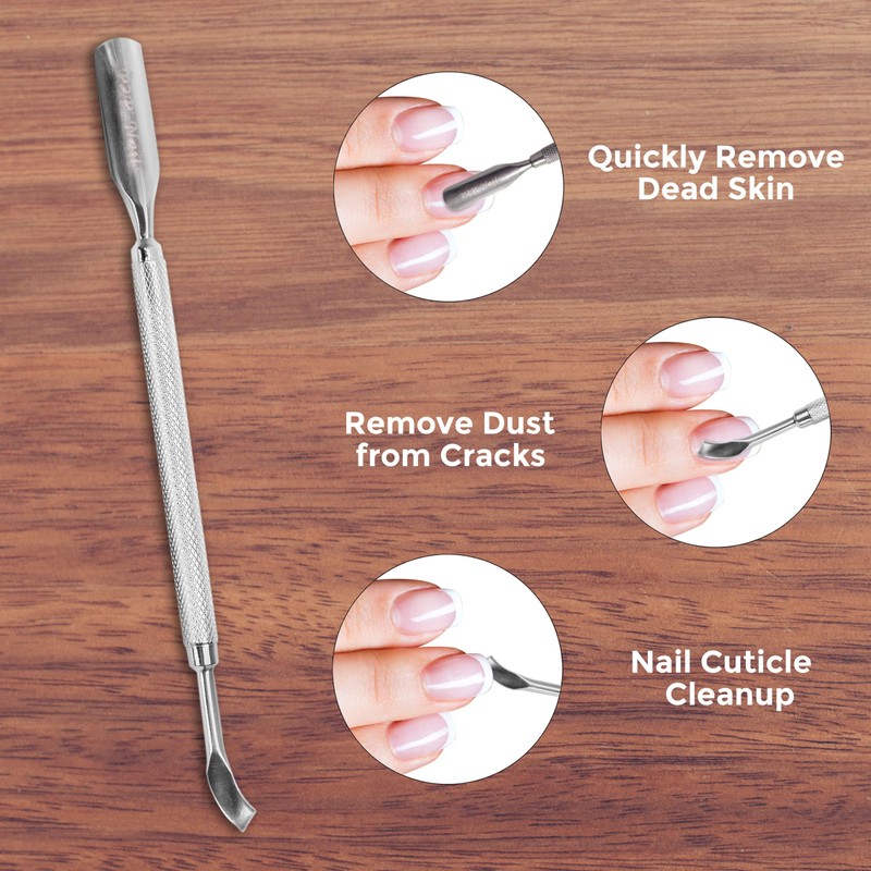 P2P Nails Cuticle Nipper Cleaner - Nail Art Cuticle Pusher