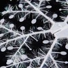 6 Piece White Snowflakes Christmas Decorations Supplies Hanging Ornaments