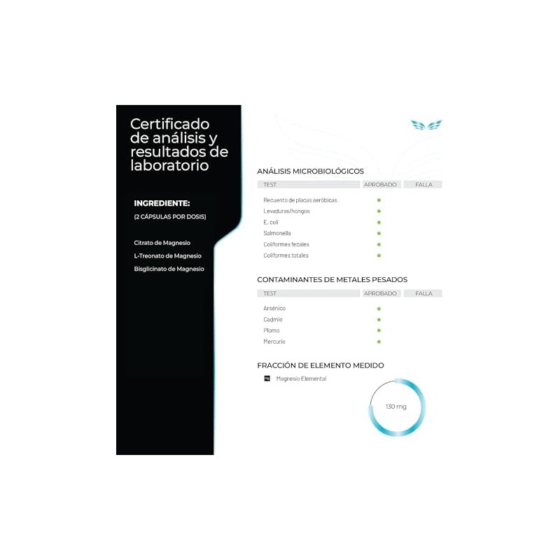 ETERNAL NUTRITION Calming Blend Magnesio Quelado 3 en 1 (300