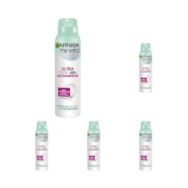 Garnier Deo-Spray, Anti-Transpirant, intensiver Schutz vor K√∂rpergeruch & Achseln√§sse, bis
