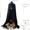 THREENTDAY Bed Canopy, Round Dome Mosquito Net Indoor Outdoor Castle