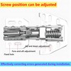 Qrity 4 PCS Cabinet Hinges Heavy Duty Lid Stay Hinges,