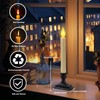 Meigic 6 Pcs Sensor Dawn to Dusk Window Candles, Flickering