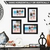 4pcs 6x4in Photo Frame Black Picture Frame Wood Frame Poster
