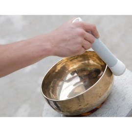 Terre Singing Bowl Handmade Meditation Healing Bowl With Mallet and felt Made of Brass - 4 inch