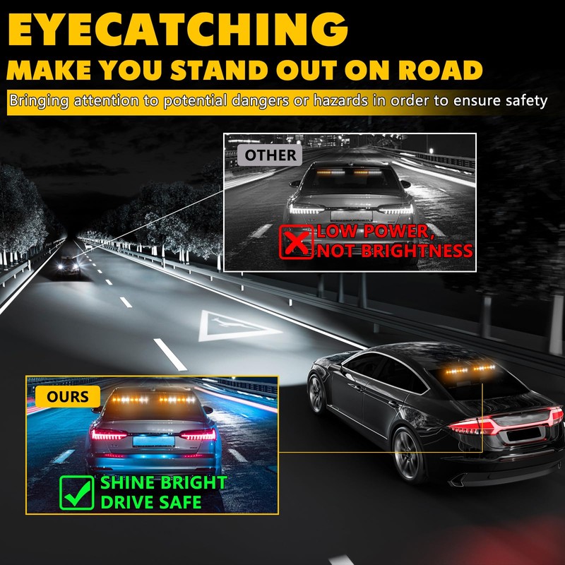 OPL5 2 in 1 Emergency Strobe Traffic Advisor Light Bar,