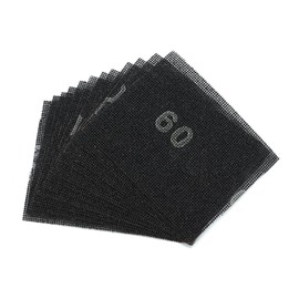 SCOTTCHEN Sanding Mesh 1/4 Sheet (12pcs) 5.5" x 4.5" for Palm Sanders Sheets 60 Grit