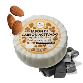 Jabón Facial Carbón Activado - Ga Tlali Barra De 115g - Jabon Facial Saponificado En Frío - Para Limpieza Facial Masculina - Barra Con Manteca De Caca