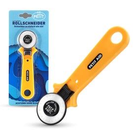 PETIT AID® - Rotary cutter with 45 mm round blades especially for latex, leather, cotton fabric and paper - also for professionals