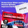 VIOLETTO Self Adhesive Laminating Sheets 12.3x17.1 inch, 10 Pack, 4mil