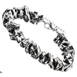 Wallystone Gems Premium Shungite Noble Elite Bracelet for Men and Women - for Root Chakra Balancing and Grounding - Superior to Any Other Mineral on Earth - Shungite I Type