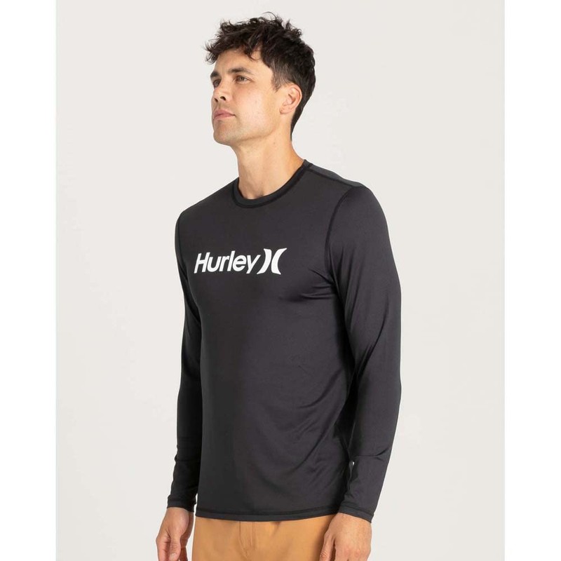 Hurley OAO SURF Shirt LS Lycra 2022 Black, S