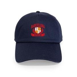 CafePress Barcelona Cap Unique Adjustable Baseball Hat Navy