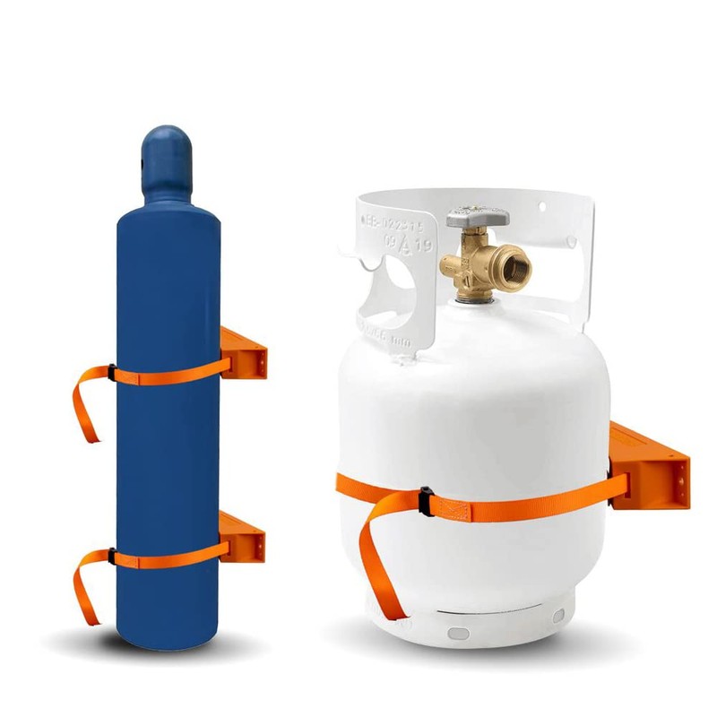 Cylinder Wall Mounted Bracket,Heavy Duty ABS Propane Tank Holder Gas