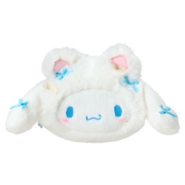 Sanrio 415472 Face Shaped Pouch (White Cat Ballerina) Cinnamoroll