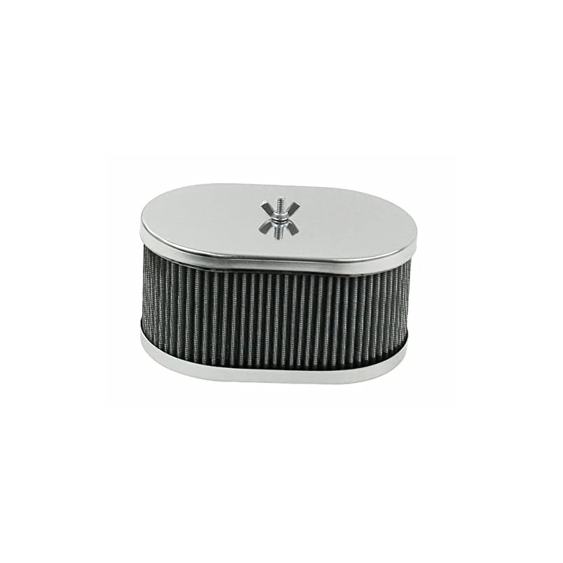 Empi 8714 Chrome Oval Air Cleaner IDF Weber/Empi HPMX 4-1/2"