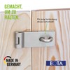 Gah-Alberts security closing hasp, yellow galvanised, 348359