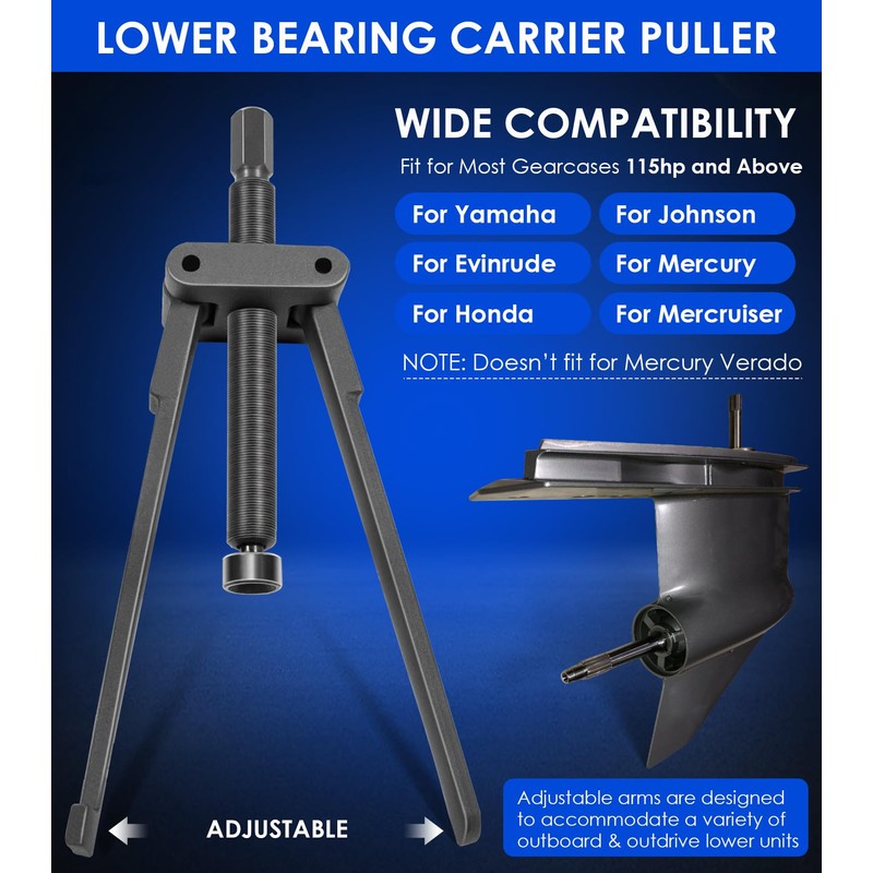 Upgrade Lower Bearing Carrier Puller for Yamaha Johnson Evinrude Mercury