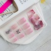 Pink French Tip Press on Nails Short False Nails Square