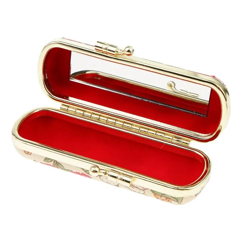 Estuche De Pintalabios Flor Retro Flor Retro